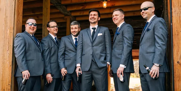The groom and his men — HyperLens Studio wedding photography, Florida
