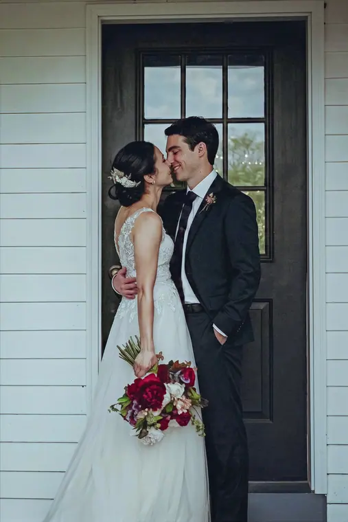 Doorway portrait — HyperLens Studio wedding photography, Florida